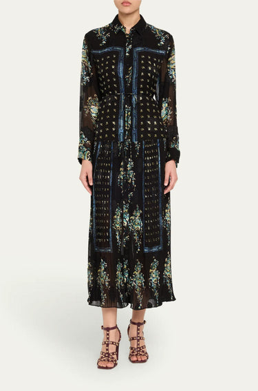 Emilie Drop Waist Long Sleeve Shirt Dress-Dresses-Ulla Johnson-Debs Boutique